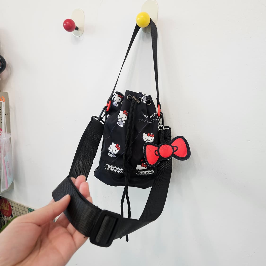 레스포색 헬로키티 버킷백 복조리백 상품이미지5