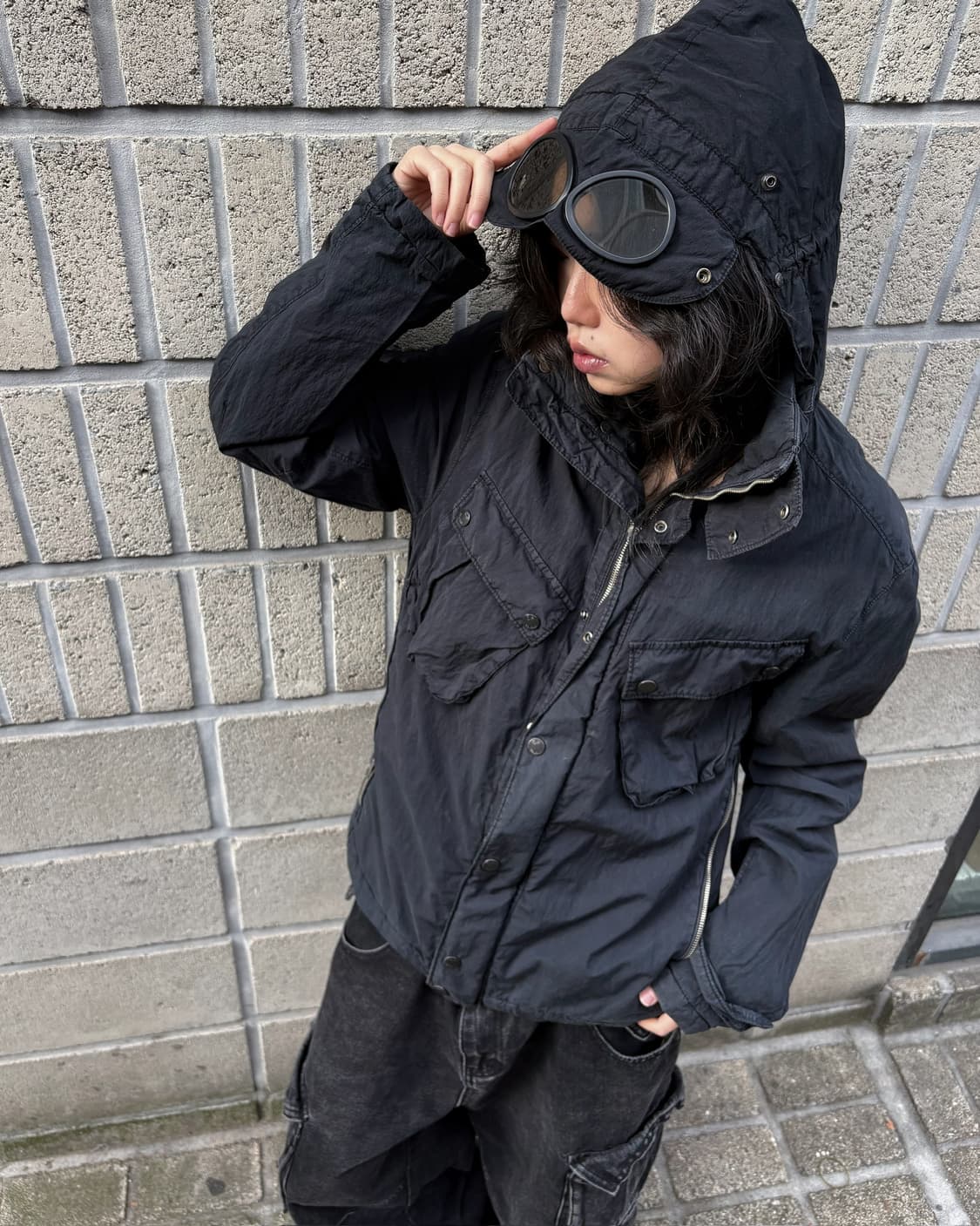 CP 컴퍼니 고글 윈드브레이커 자켓 상품이미지5