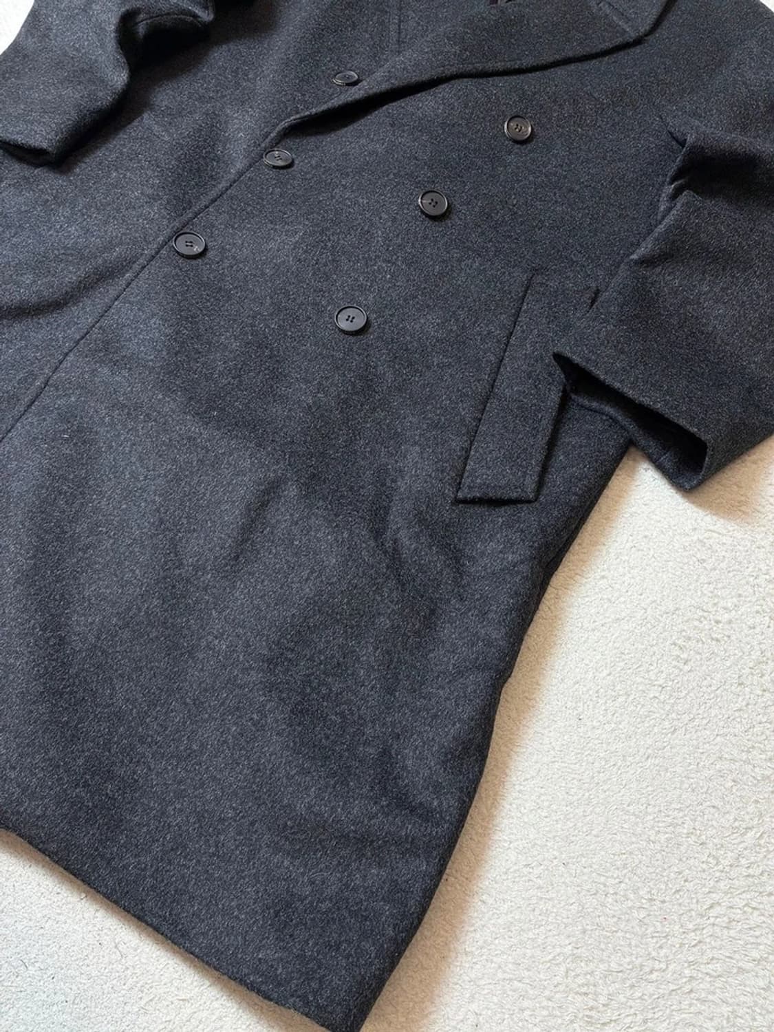 인사일런스 캐시미어 블렌드 더블 롱 코트 PN7660 상품이미지3