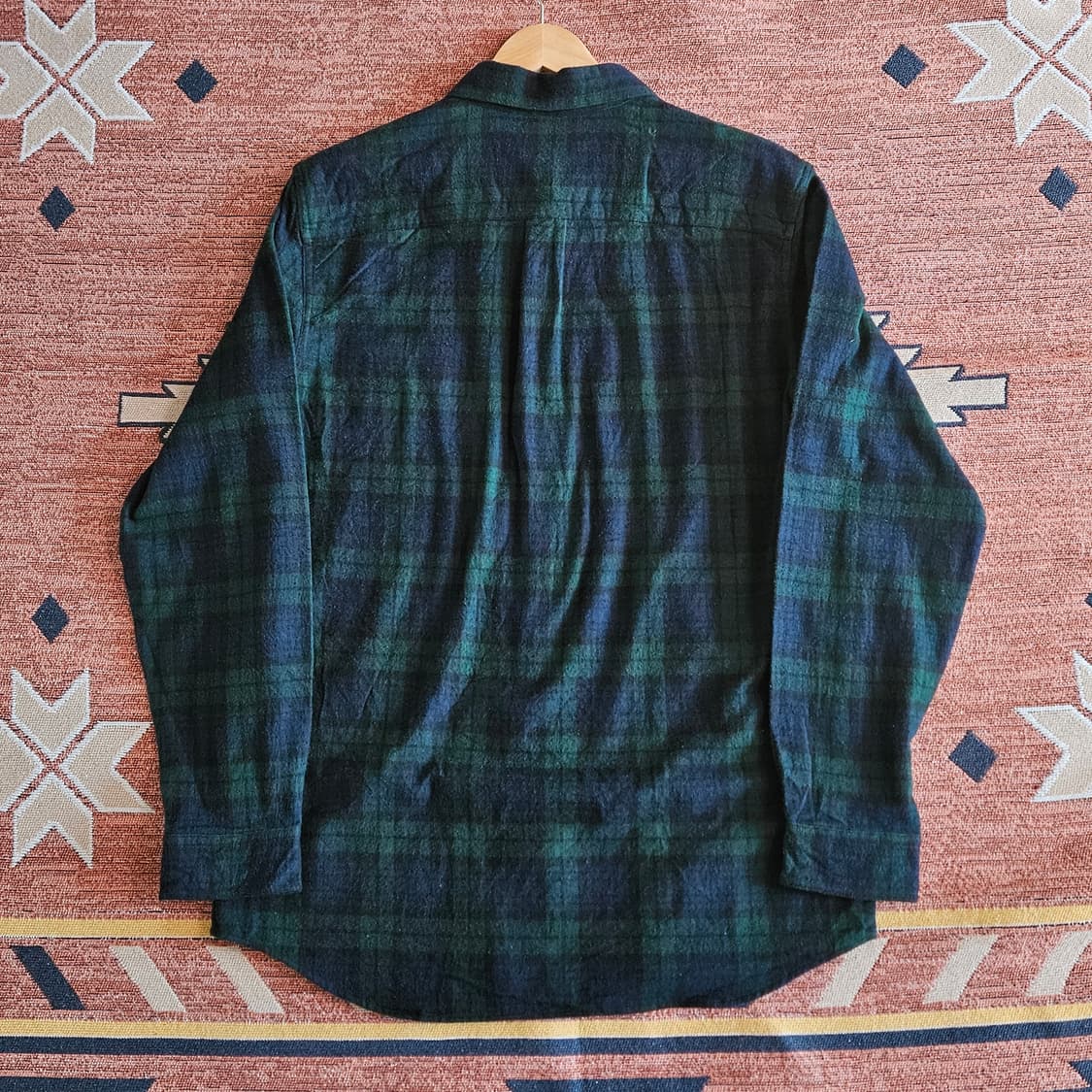 엘엘빈 플라넬 블랙와치 체크 셔츠 상품이미지4