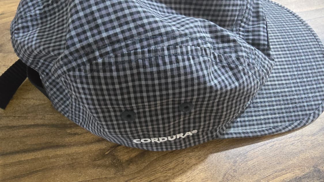 슈프림 코듀라 플레이드 캠프캡 블랙 - 25SS 상품이미지5