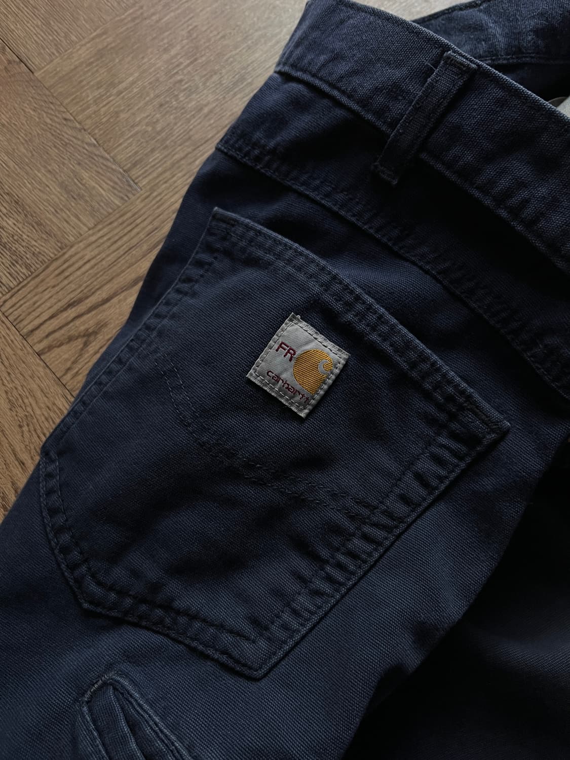 [36]칼하트FR USA 다크네이비 싱글니 워크 팬츠 상품이미지6