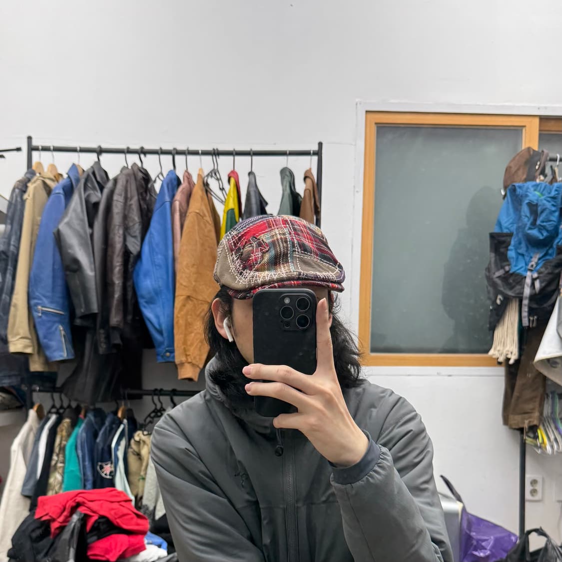 트루릴리전 로고 패치워크 헌팅캡 상품이미지1