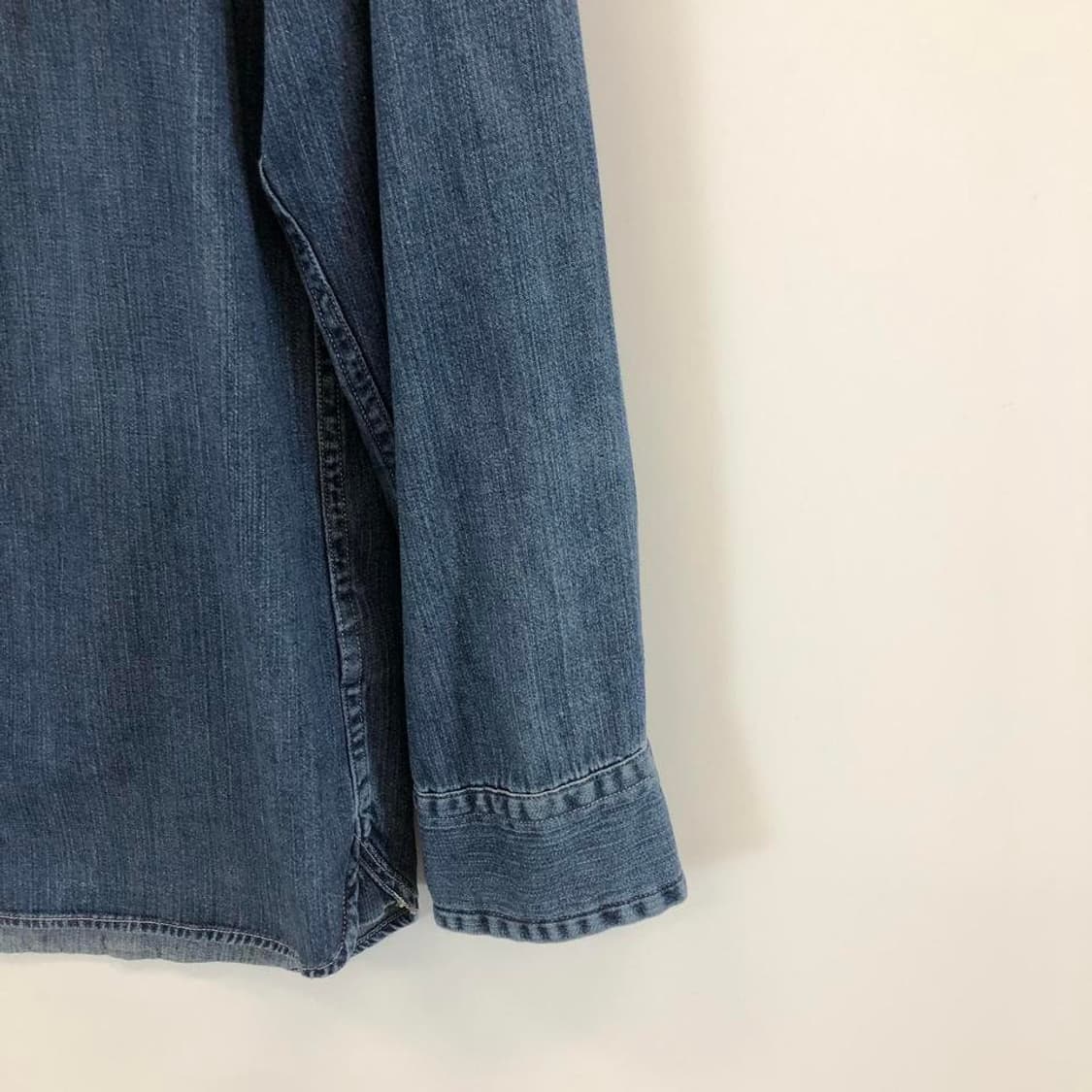 유니클로 샴브레이셔츠 L 상품이미지3