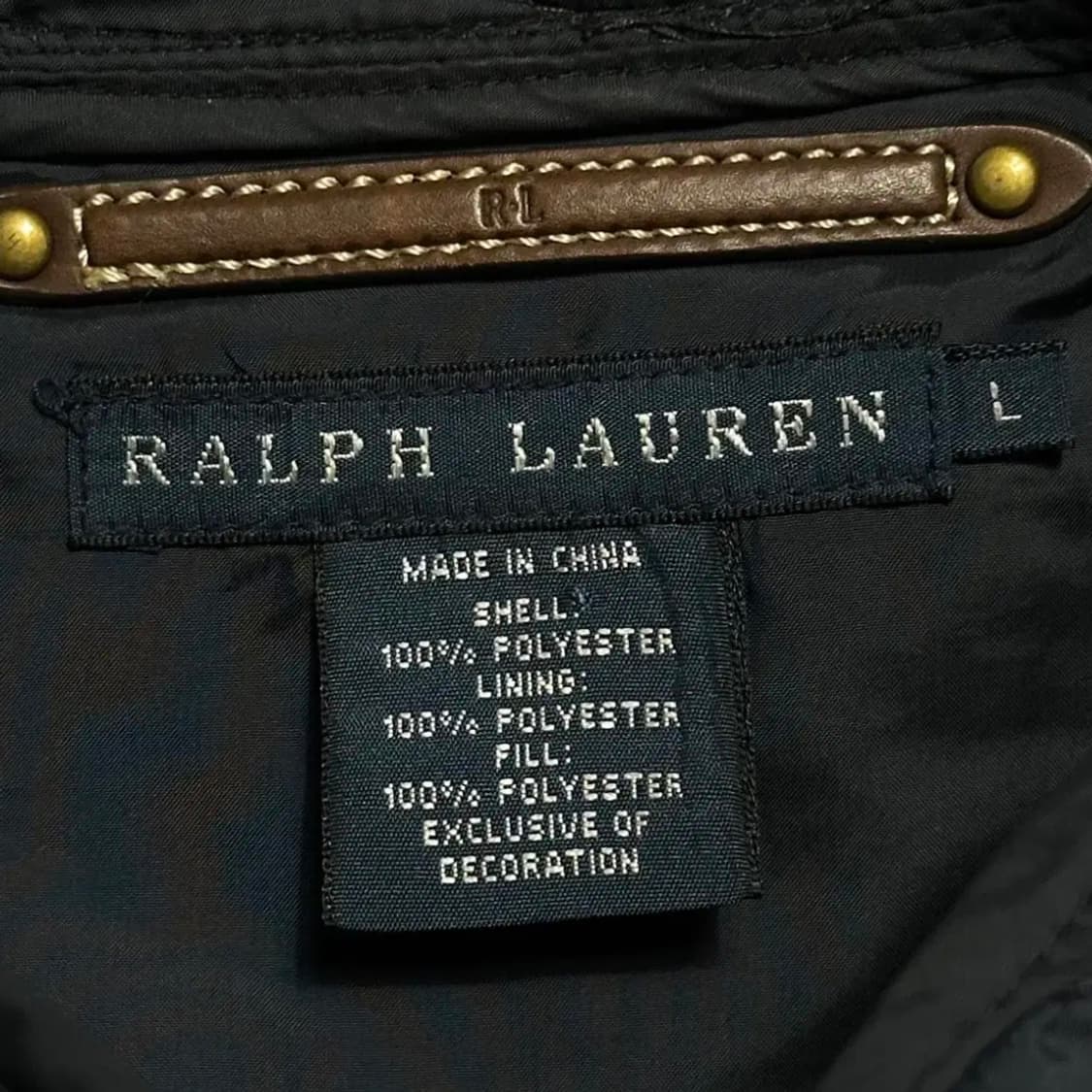 폴로랄프로렌 여성용 벨티드 크레스트 퀄팅 자켓 상품이미지4