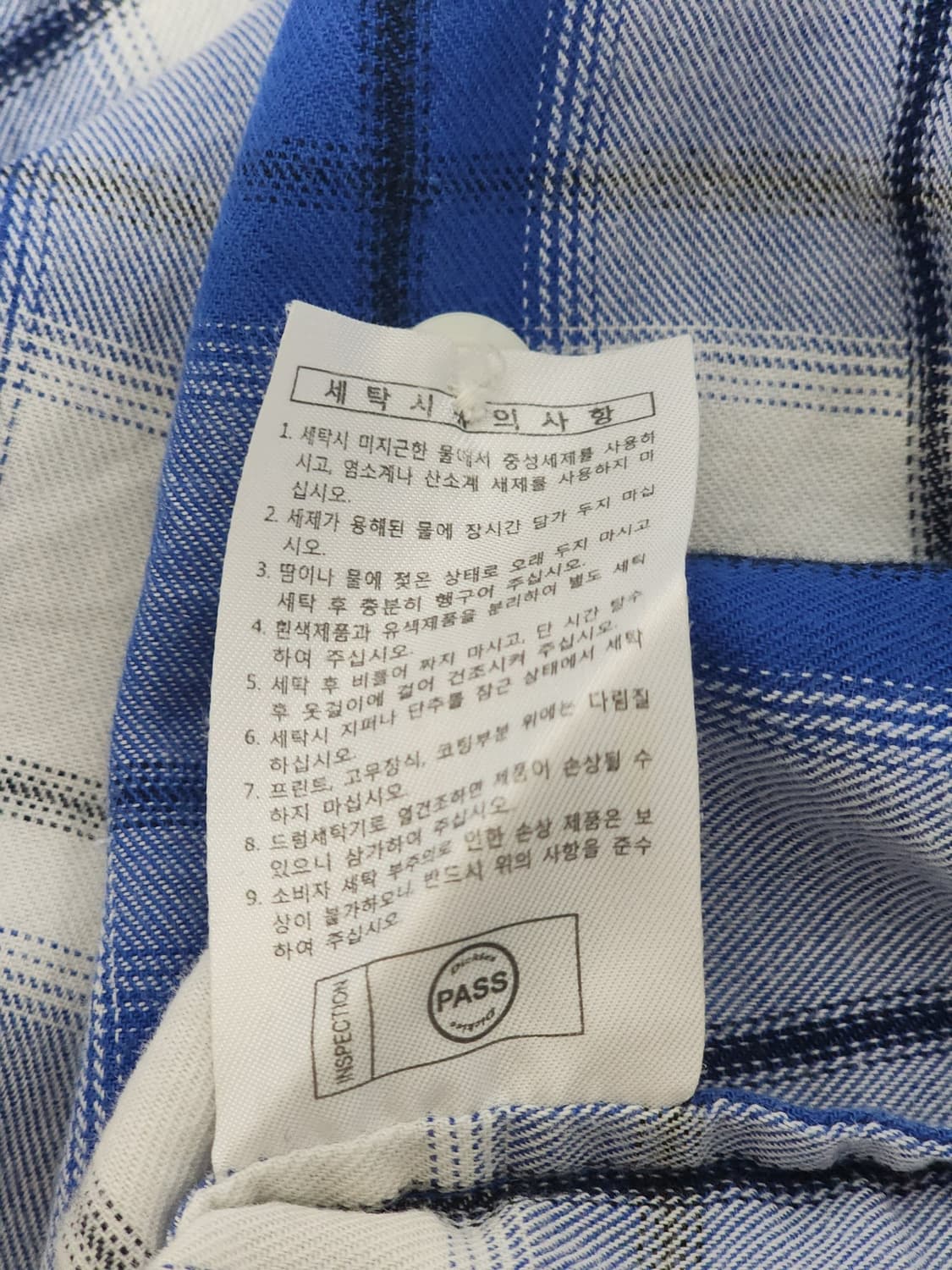 디키즈 백 그래픽 체크 셔츠 95 (M) 상품이미지8