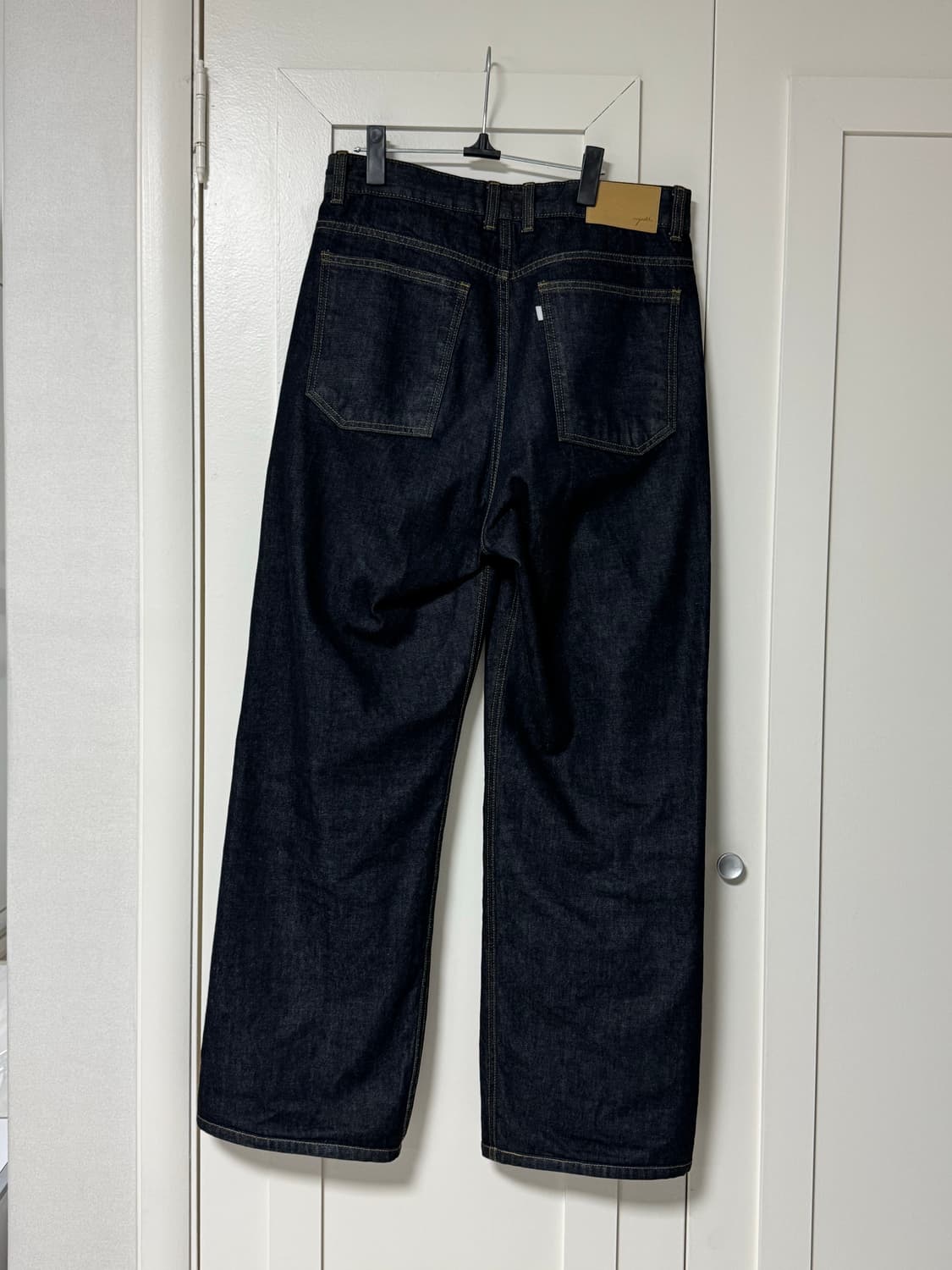 유스 와이드 생지데님 one wash M 롱 버전(32/32) 상품이미지2