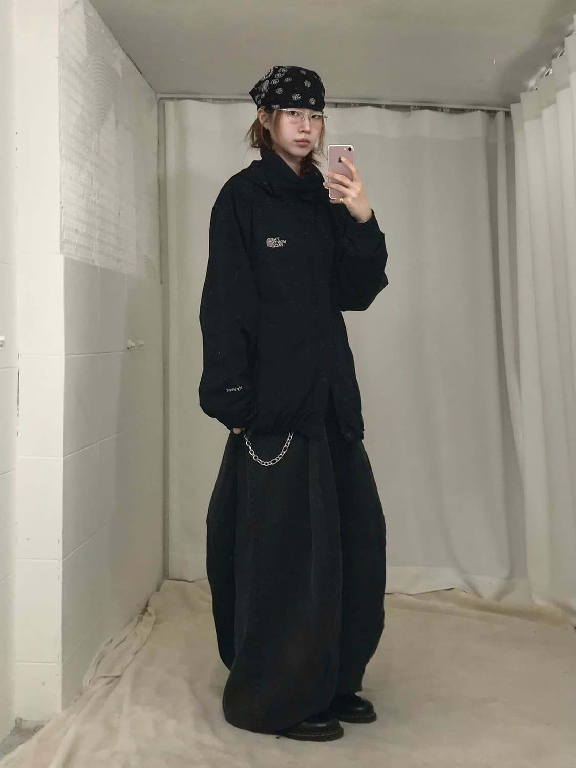 노스페이스 Hy vent 블랙 윈드 브레이커 바람막이 상품이미지1