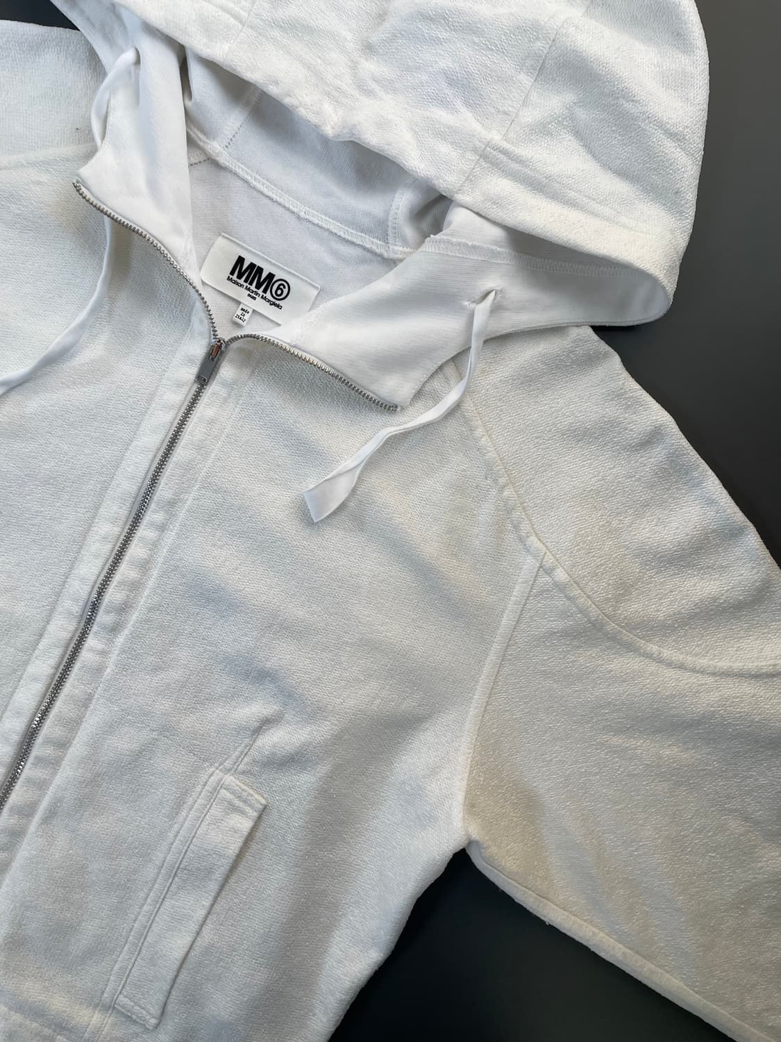 [S] MM6 메종 마르지엘라 코튼 후드 집업 상품이미지3