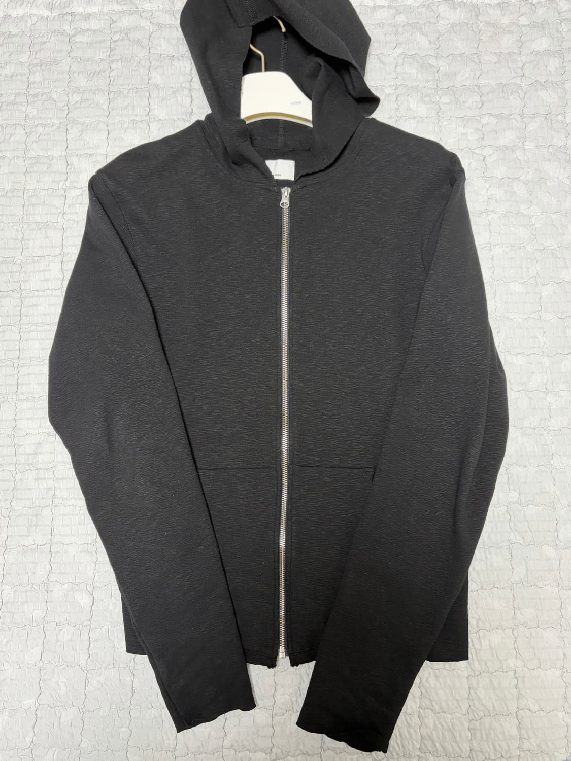 모노프리베 후드 집업 텍스쳐드 상품이미지1