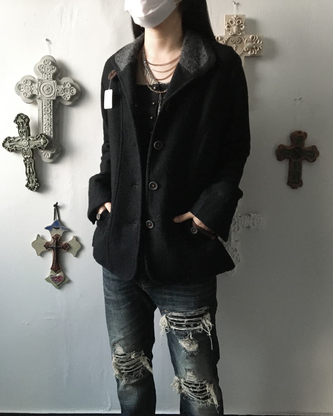 Kansai bis woolen jacket 상품이미지1