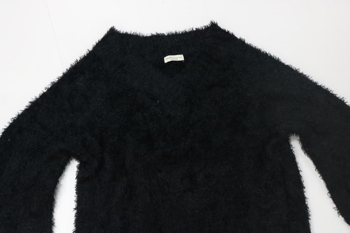 earth music&ecology 어스뮤직 앤 에콜로지 블랙 벌룬 니트 상품이미지3