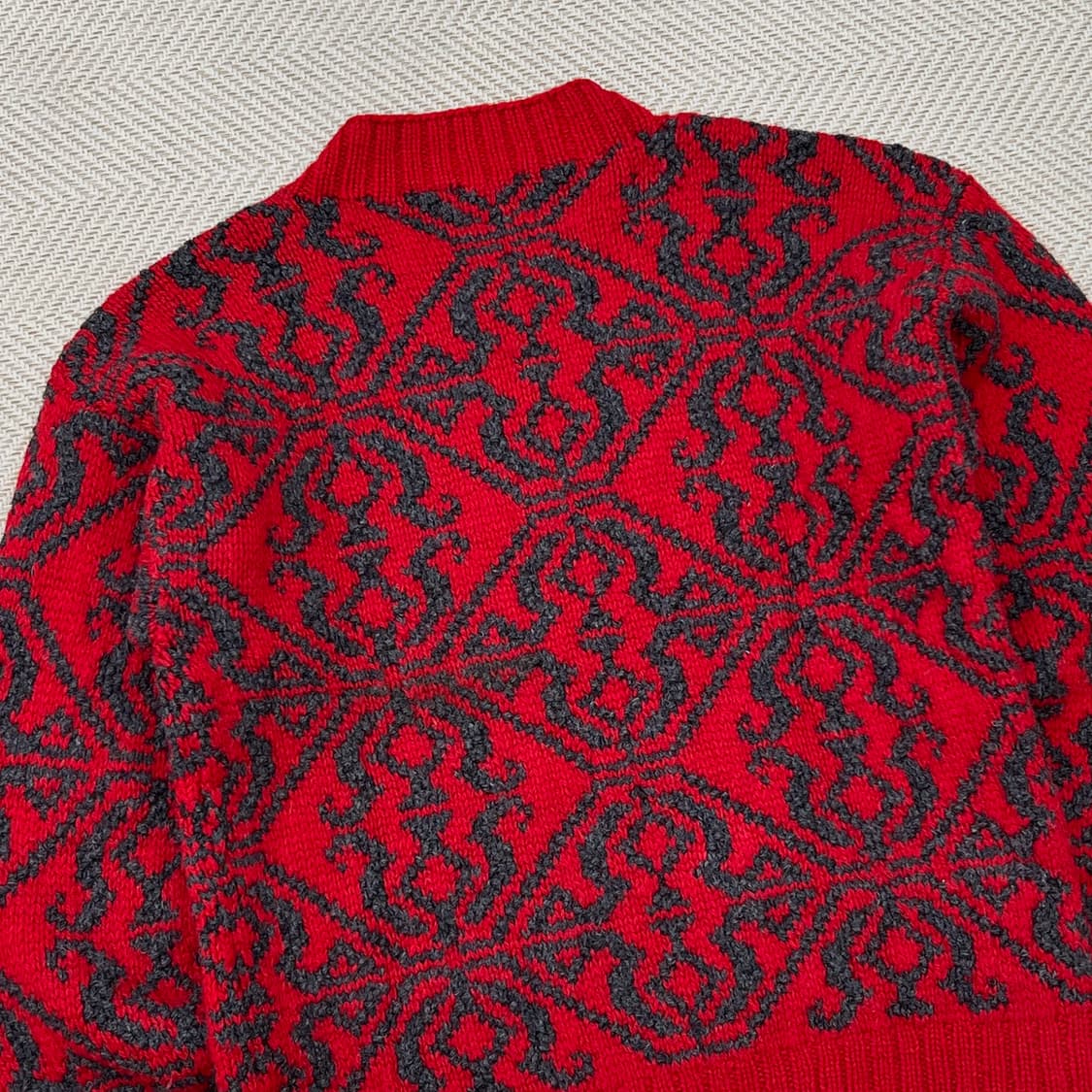 빈티지 패턴 울 핸드니트 r2503 상품이미지4