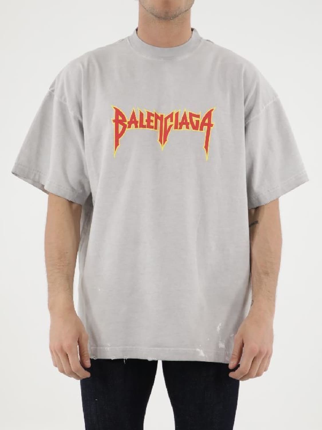 발렌시아가 메탈리카 디스 페인팅 티 size 1 상품이미지1