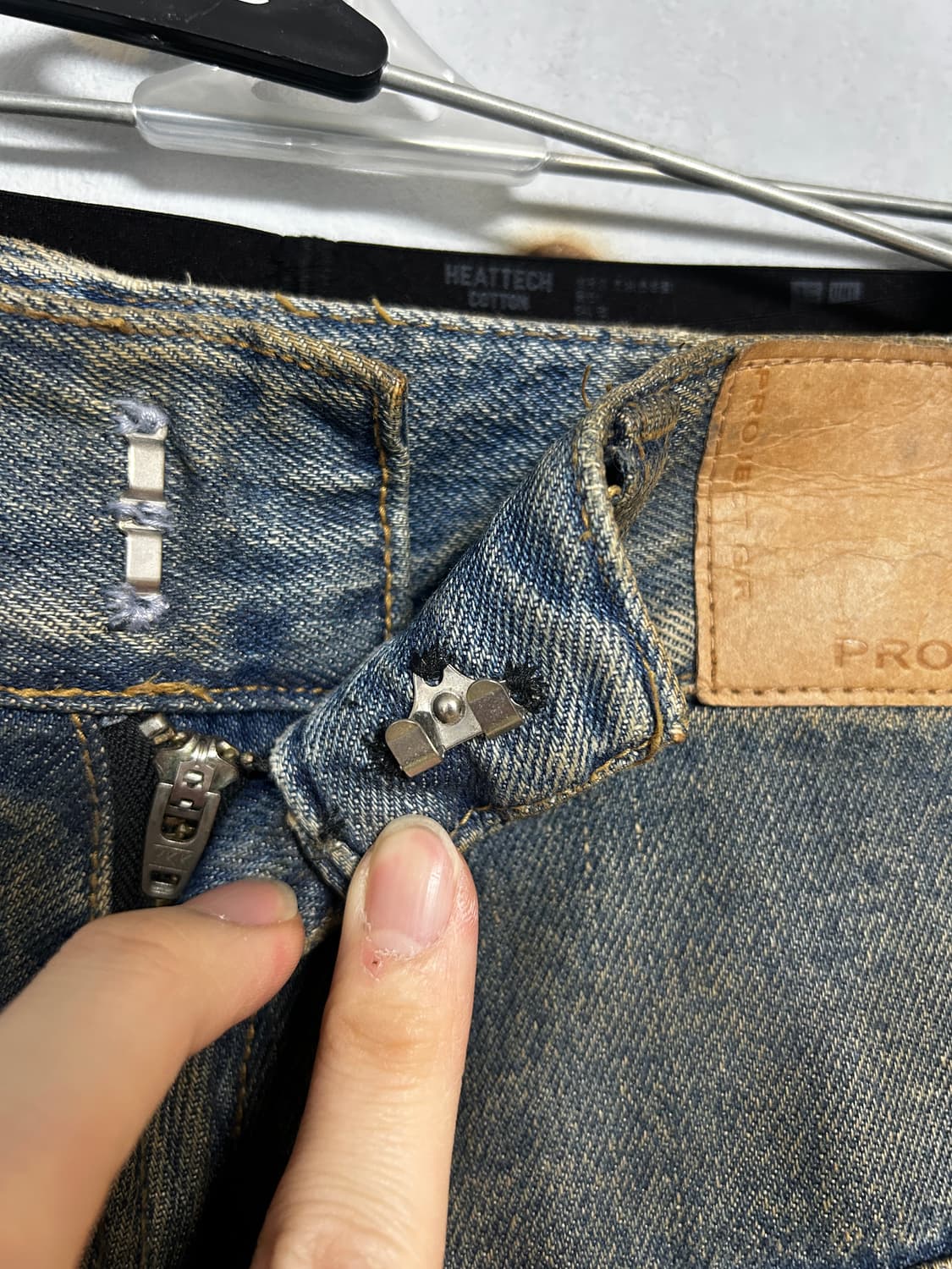 Project gr 코티드 백워드 데님 1사이즈 상품이미지3