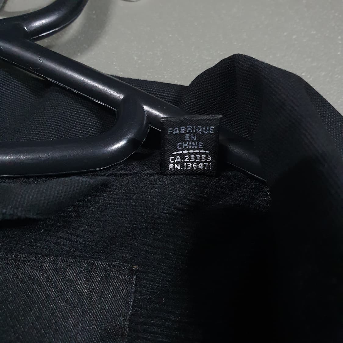 실측 XL (105) 데우스 엑스마키나 인카운터스 누빔 코치 자켓 블랙 상품이미지6