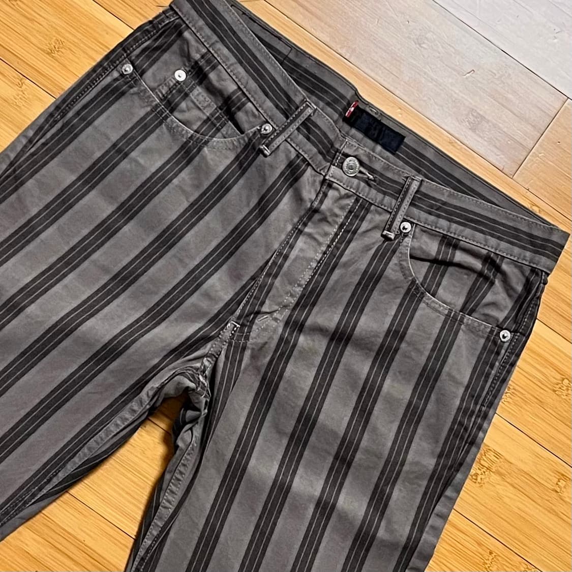 리바이스 스트라이프 브라운 코튼팬츠 SIZE 32 상품이미지3