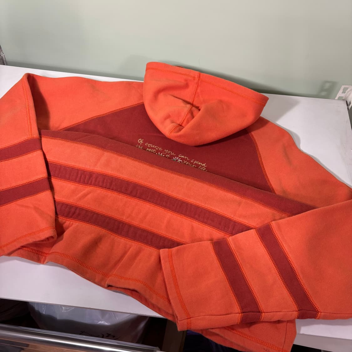 우먼OS 오일릴리 코랄 오버핏 프로그프린팅 코튼 후드원피스 상품이미지2