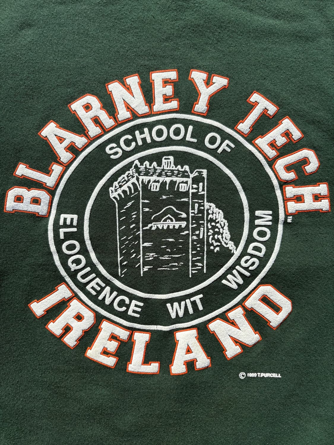  80s Jerzees BLARNEY TECH IRELA sweatshi 상품이미지4