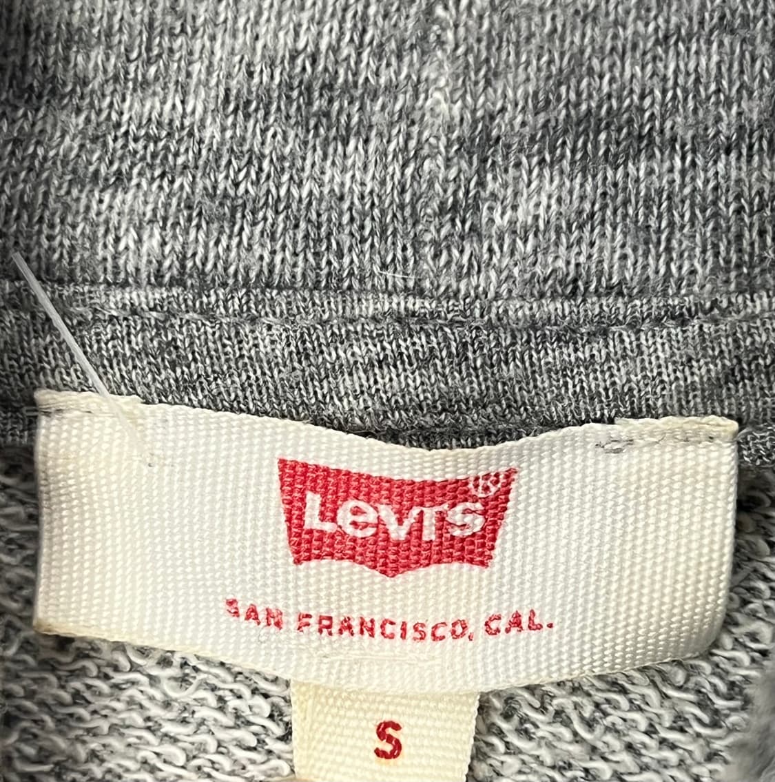 리바이스 레드탭 회색 후드티 상품이미지4