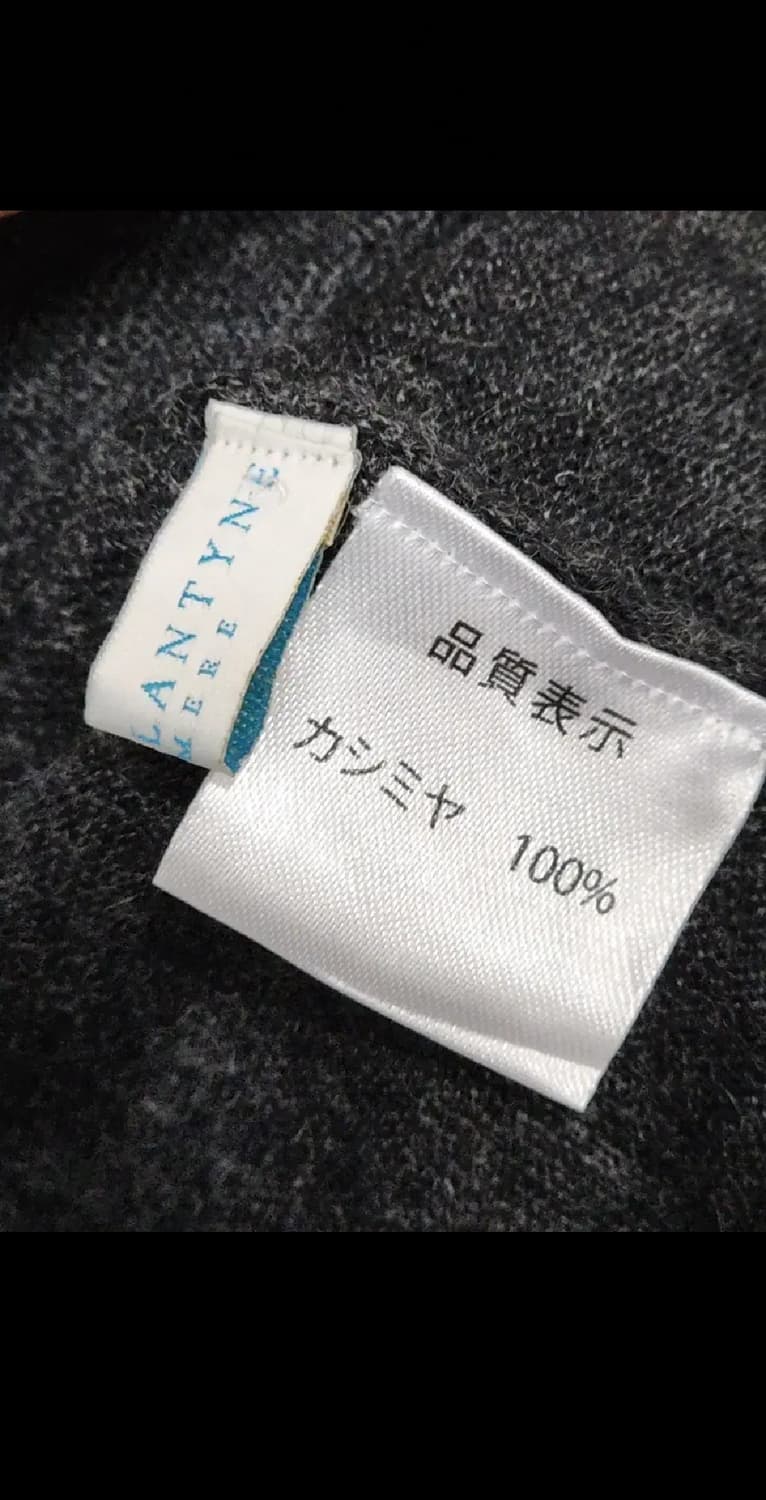 (XS) 터틀넥 캐시미어 니트 차콜 무지 목폴라 스웨터  상품이미지3