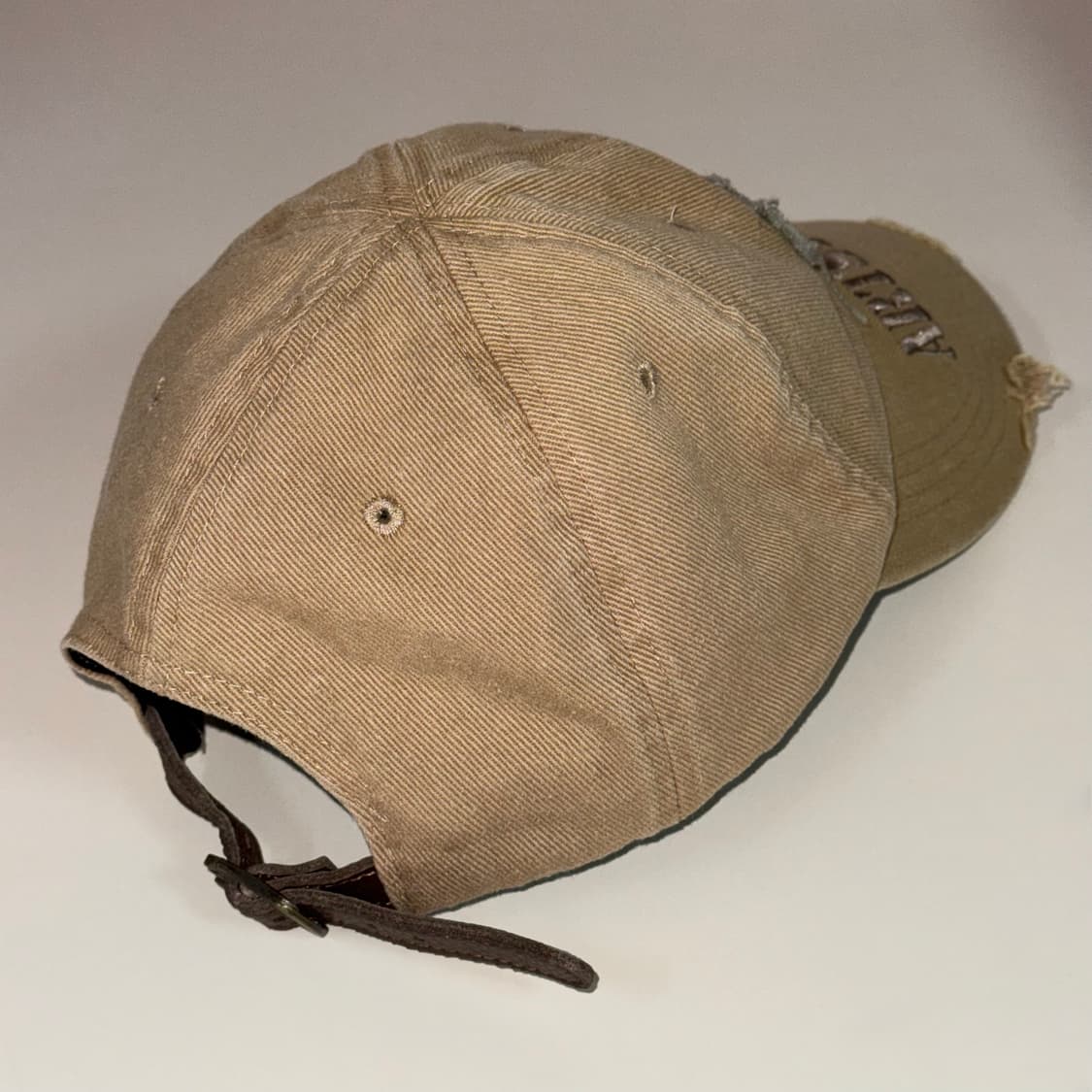 ETCE Cross Destroyed Cap <Beige> 상품이미지2
