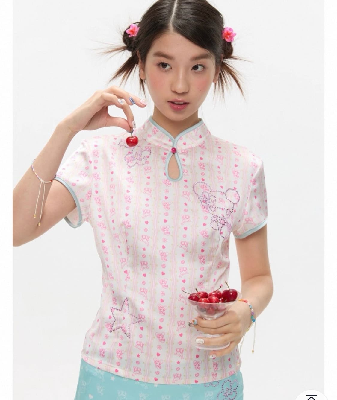 betweenand 치파오 블라우스 상품이미지1