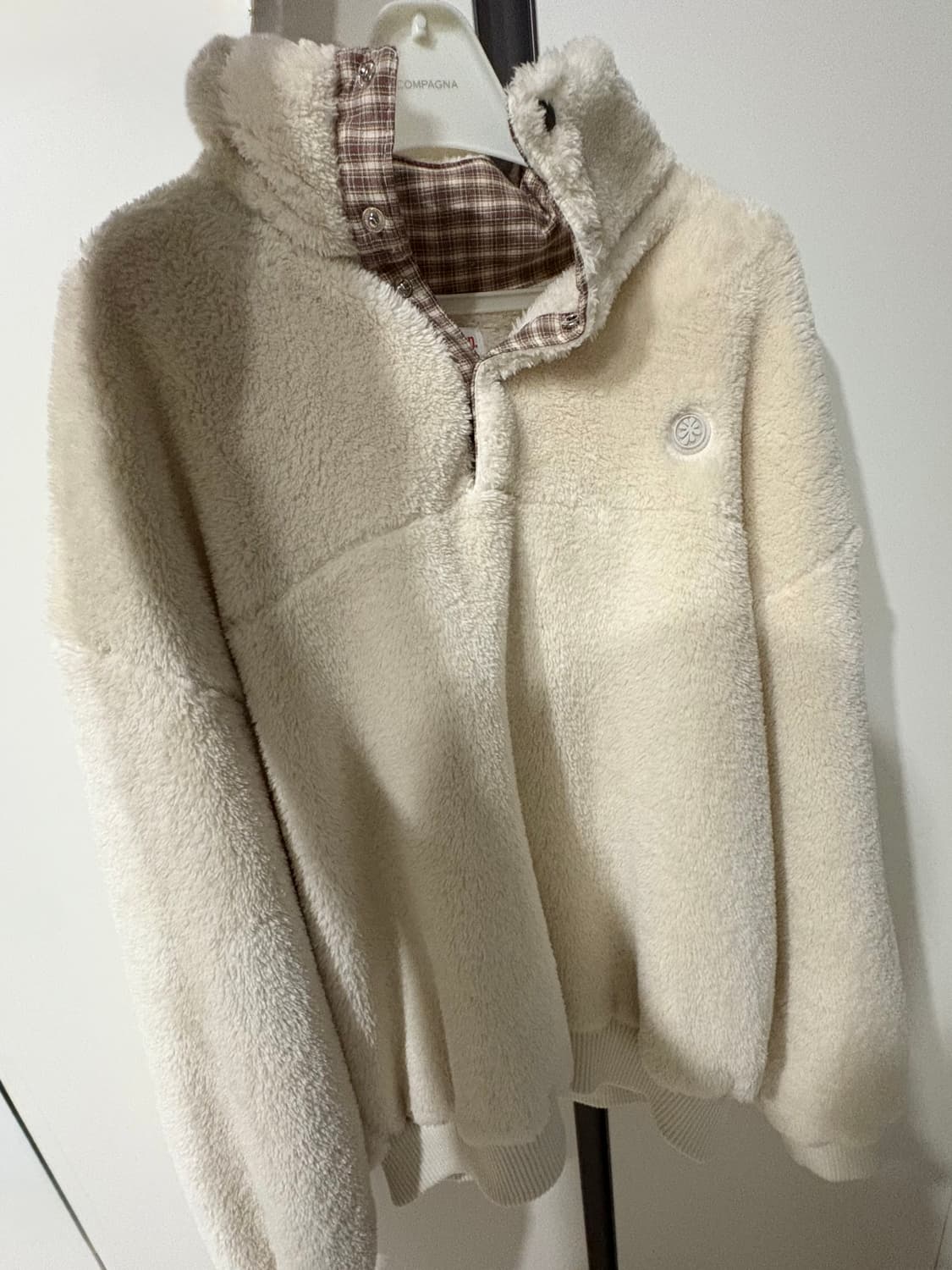 오피쉬 아노락 플리스 아이보리 상품이미지4