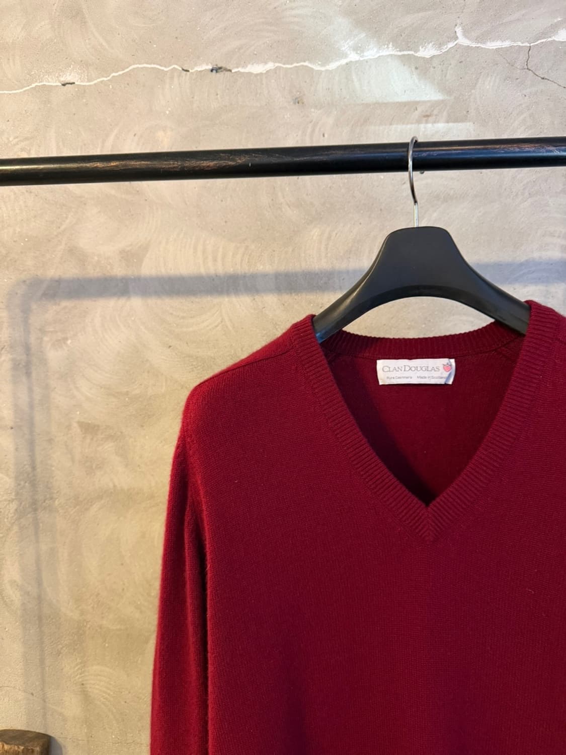 클랜 더글라스 스코티쉬 캐시미어 니트 100~105 상품이미지2