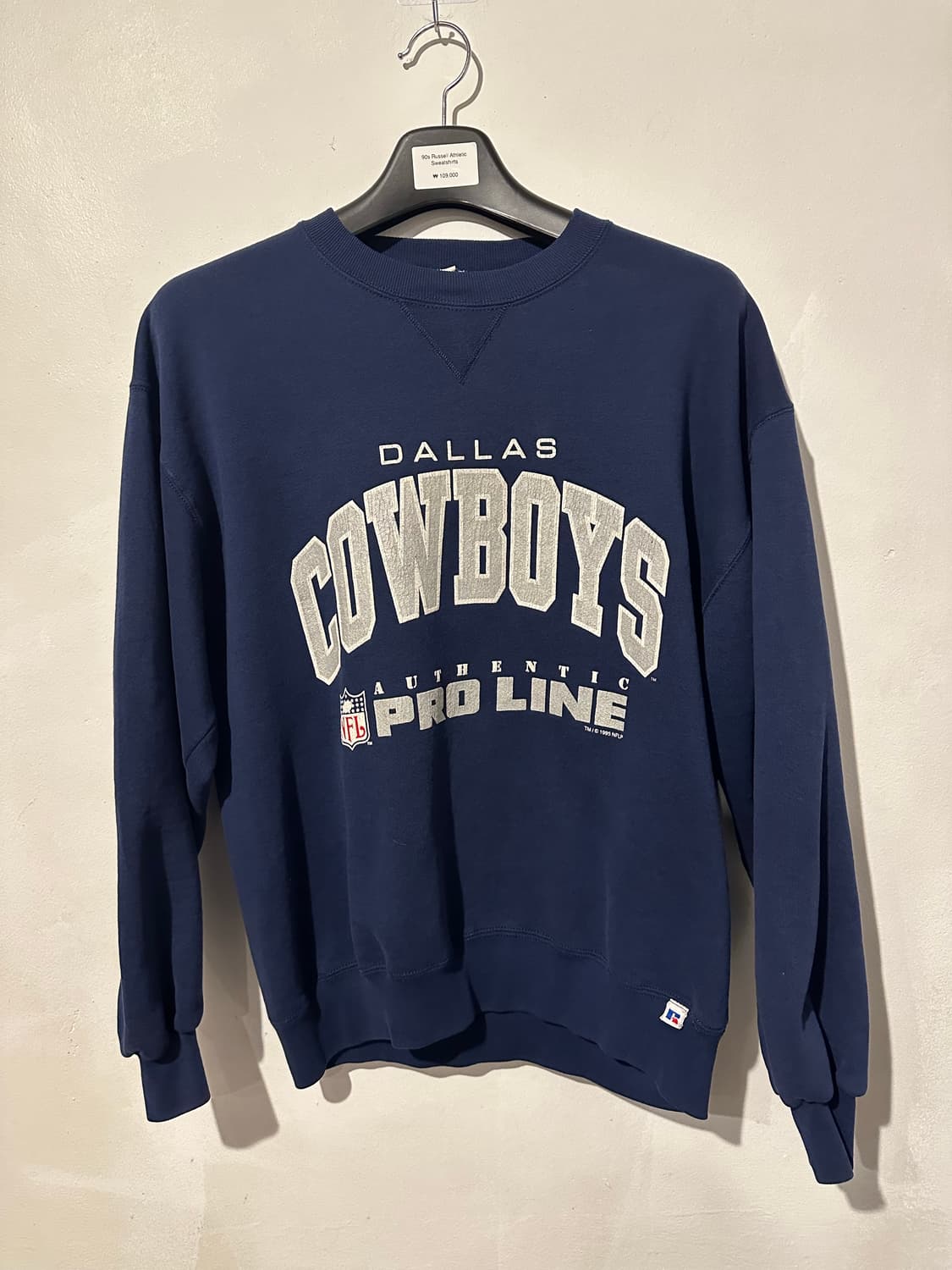 빈티지 90s 러셀 스웻셔츠 카우보이 상품이미지1