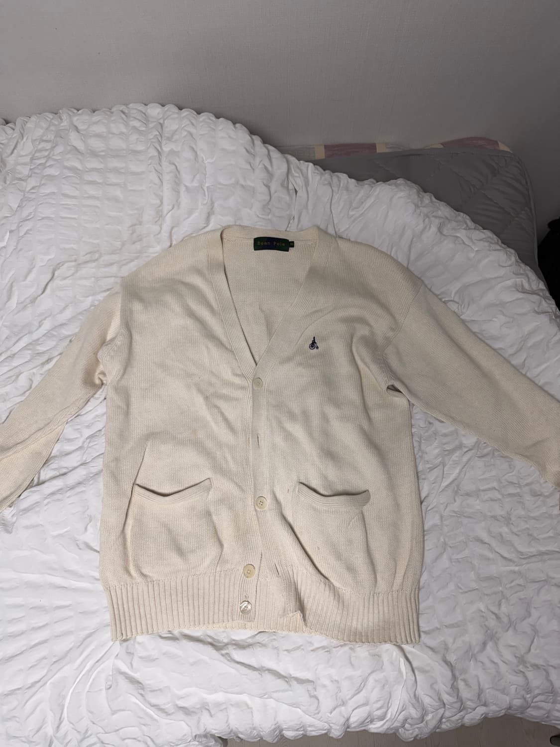빈폴 아이보리 가디건 상품이미지1