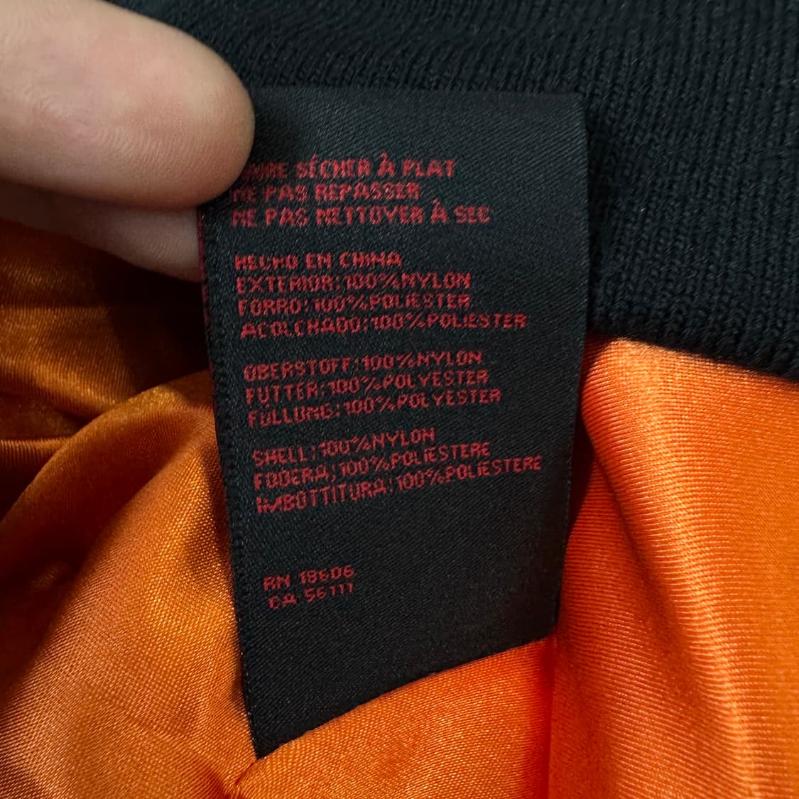 쇼트 ma-1 에스닉 패치워크 항공 자켓 블랙 상품이미지8