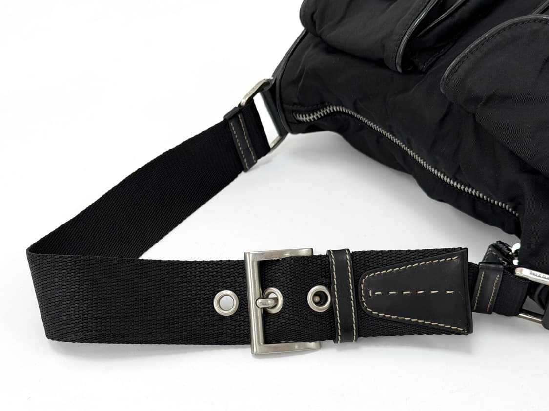 프라다 테수토 나일론 투 포켓 숄더백 상품이미지6