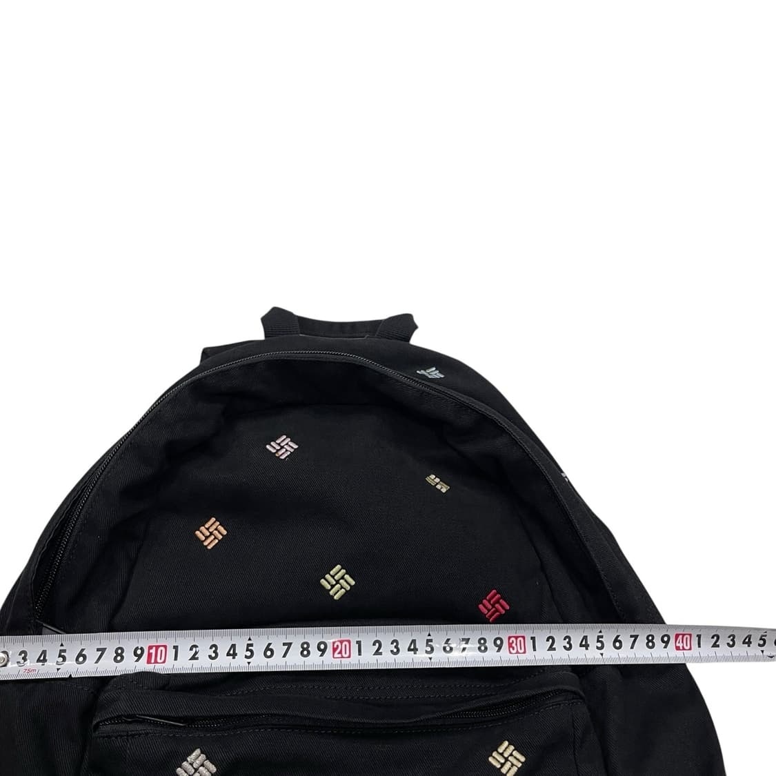 컬럼비아 빈티지 모리걸 코튼 백팩 Y2K 가방 블랙 상품이미지8