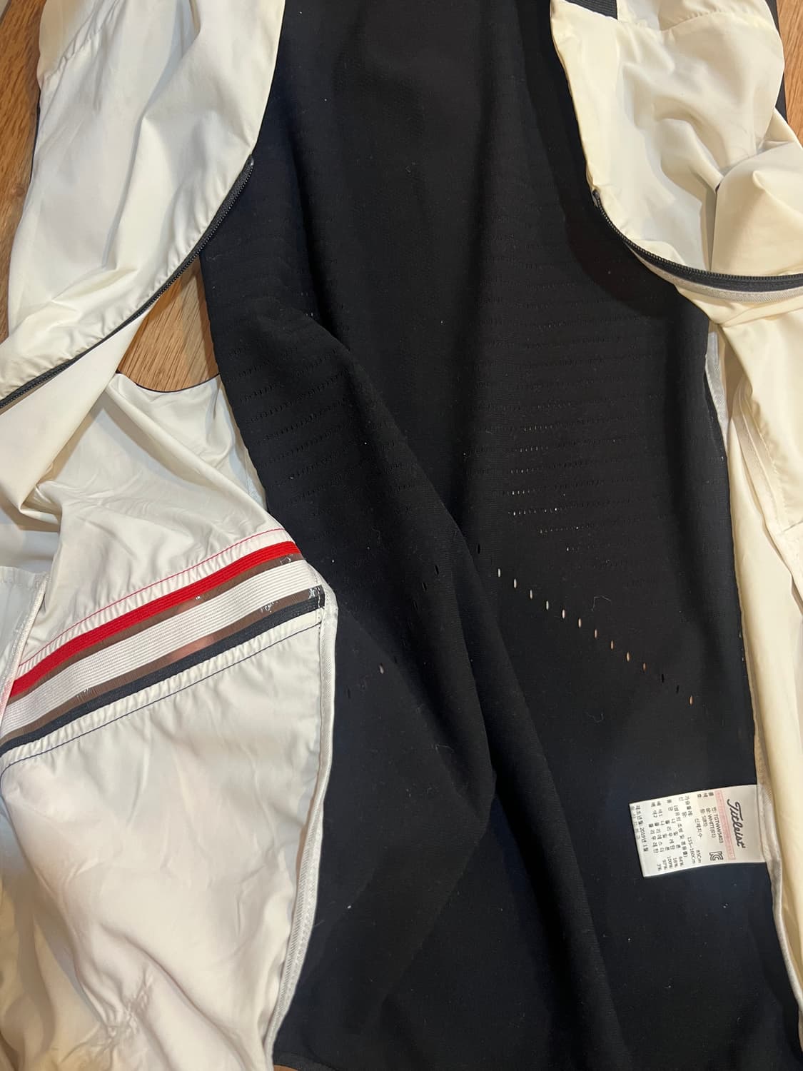 타이틀리스트 여성 아이보리 바람막이조끼 골프조끼 상품이미지7