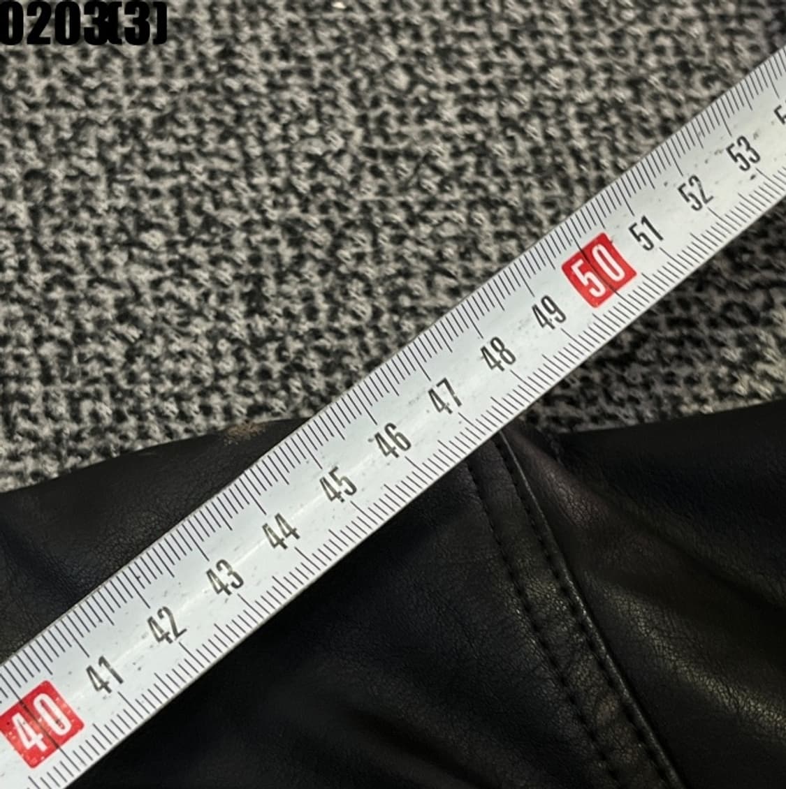 라퍼지스토어 크롭 레더 자켓 상품이미지8