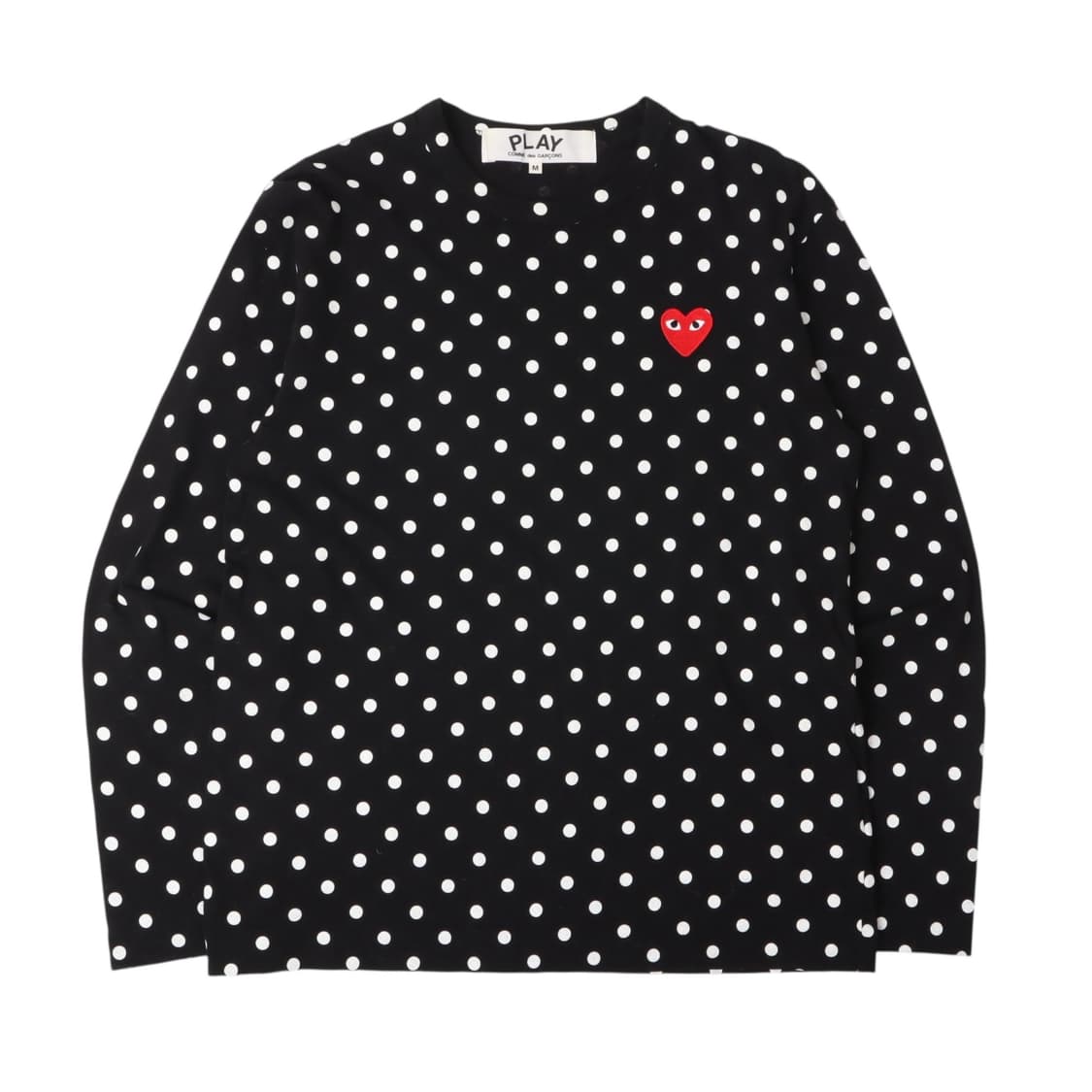 꼼데가르송 도트 롱슬리브 티셔츠 상품이미지1