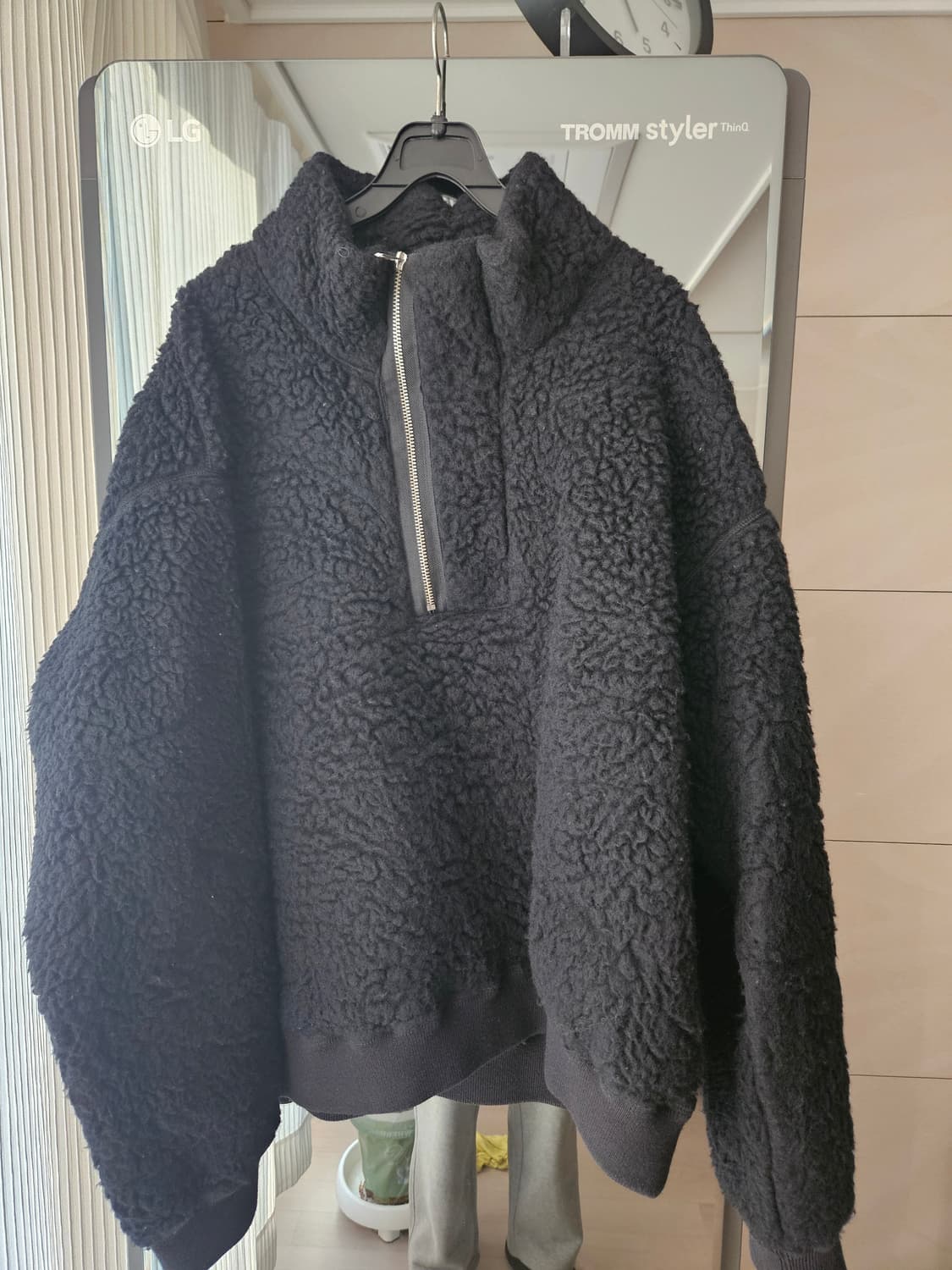 카브엠트 헤비 울 보아 하프집 후리스 XL 상품이미지2