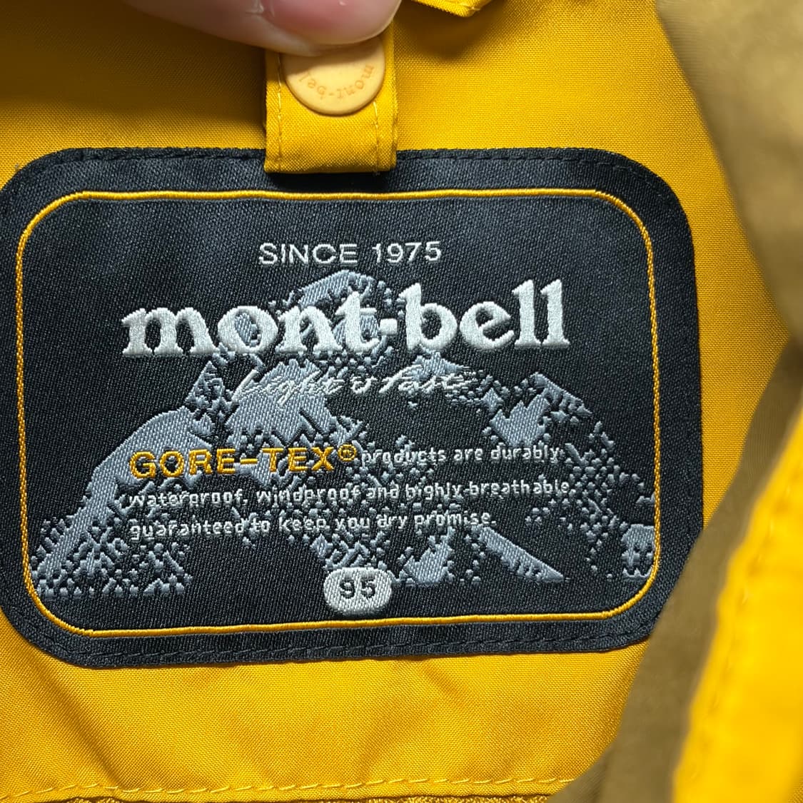 몽벨 고어텍스 바람막이 상품이미지7