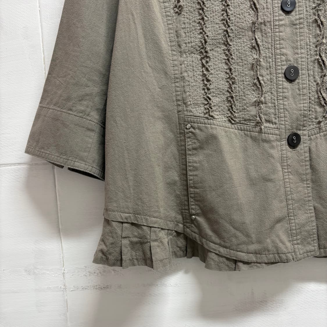 SOIRELLA 자수 프릴 모리걸 페어리 자켓 JPN 상품이미지3