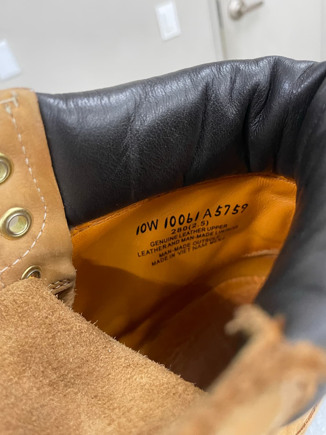 팀버랜드 6인치 부츠 US10 (gr-3764) 상품이미지7