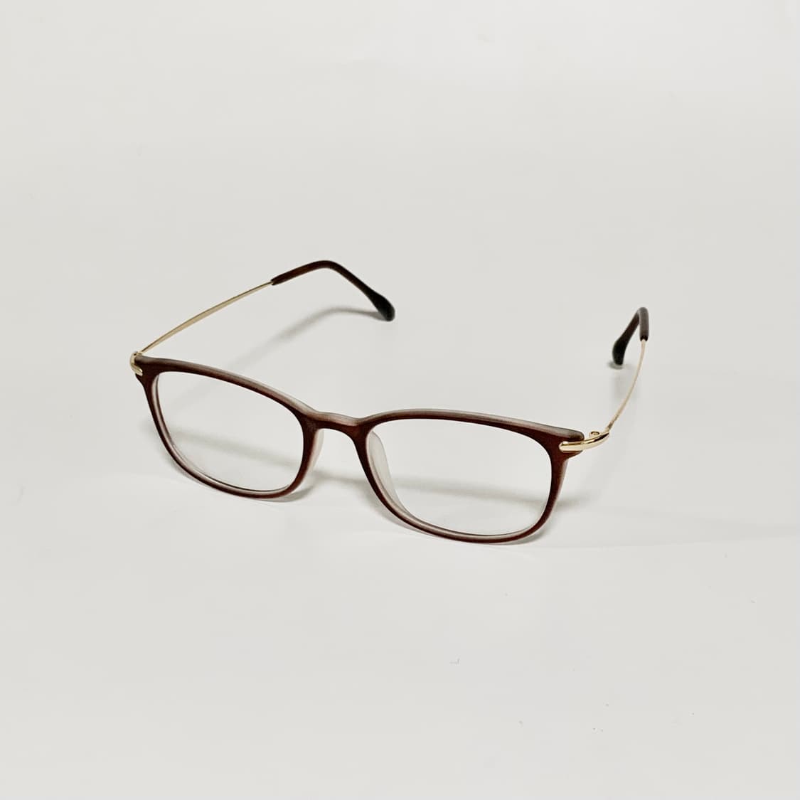 981 데드스탁 브라운 사각안경테 메탈템플 빈티지 레트로 남녀공용 픽키 상품이미지3