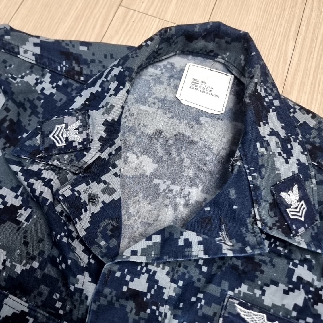 미해군 디지털 전투복 상의(100) 상품이미지4