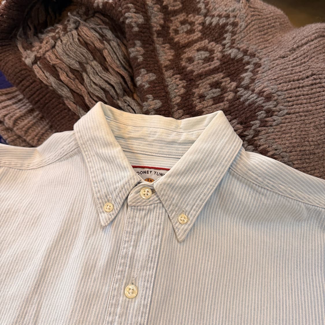 워너브라더스 루니 툰즈 스트라이프 셔츠 상품이미지4