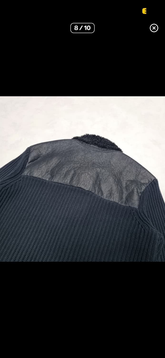 아르마니 익스체인지 무스탕 니트 자켓 -L 상품이미지8