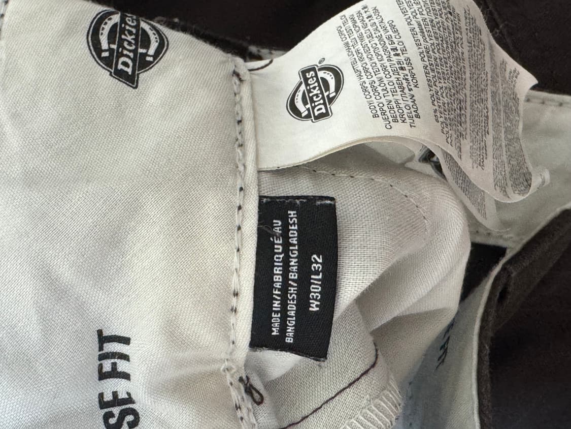 디키즈 더블니 85283 루즈핏 워크팬츠 Dark Brown 상품이미지6