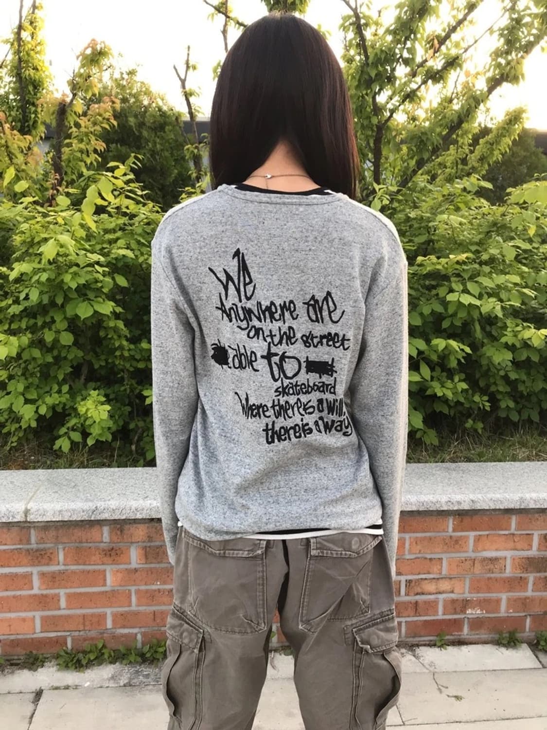 Stooge & Co Grey Graphic Long Sleeve 상품이미지2
