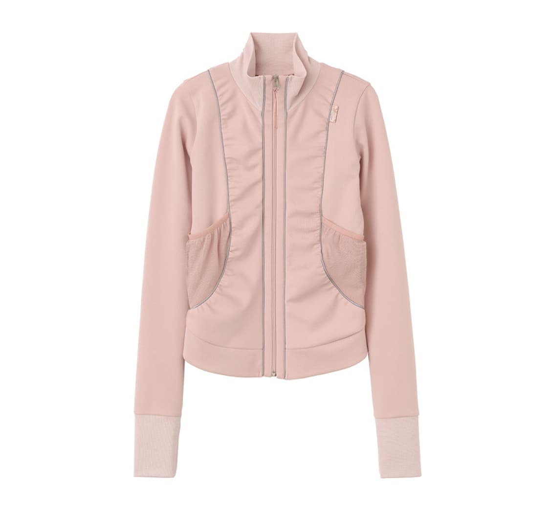 Shirring Zip-Up Jersey Ballerina  상품이미지1