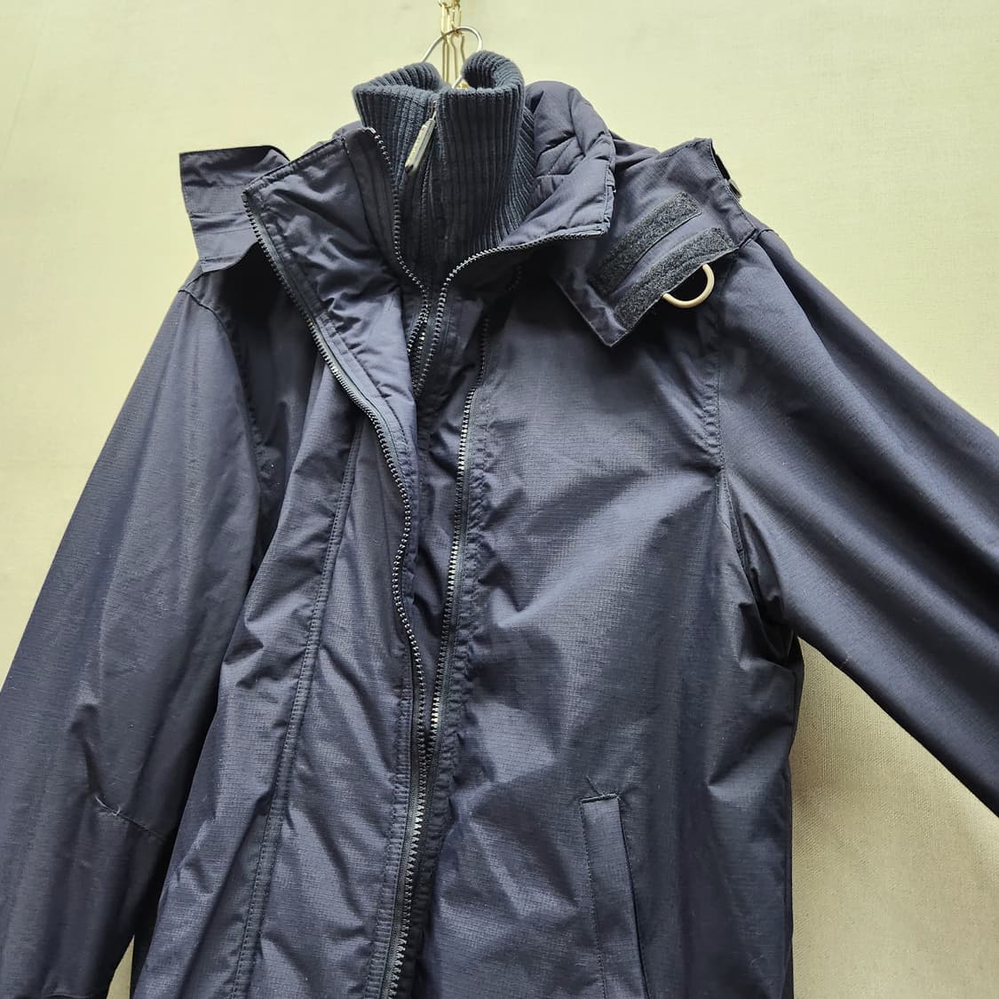 슈퍼드라이브 로고 3중지퍼 후드 기모 스트링자켓 M(L) 상품이미지2