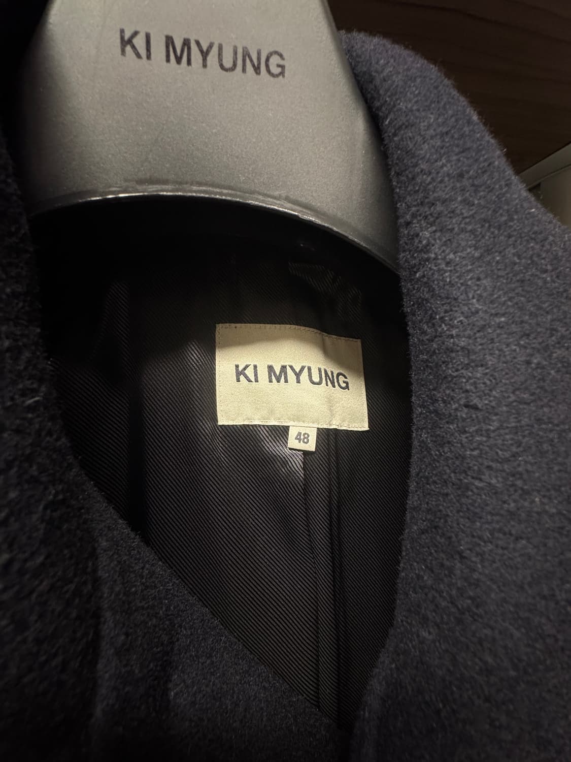 기명 KIMYUNG 4포켓 발마칸코트 네이비 48 상품이미지5